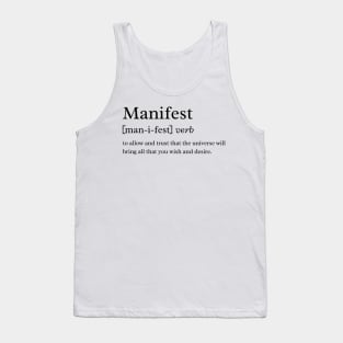 Manifest Definition Tank Top